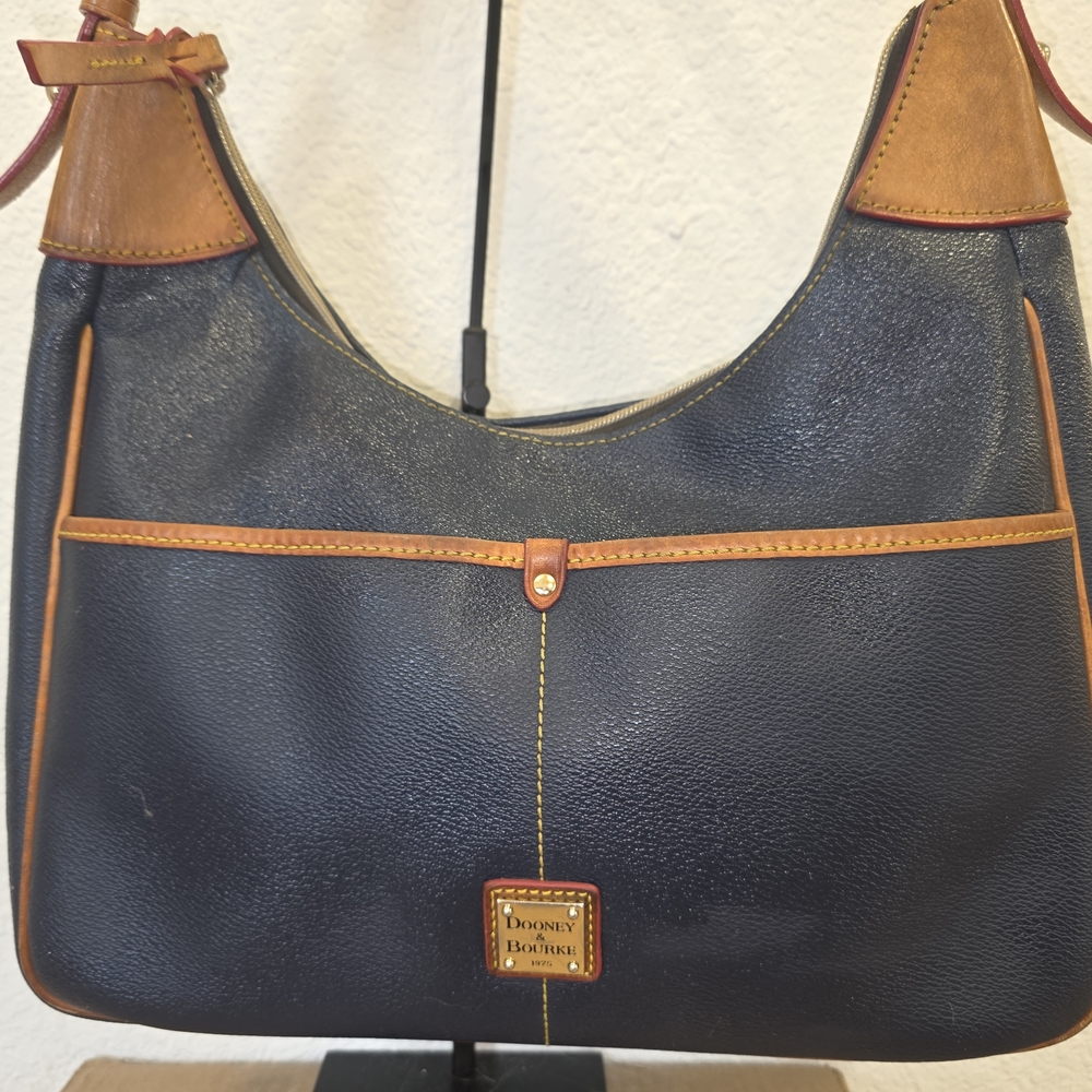 The Dooney & Bourke Pebble Grain Rebecca Hobo  - Picture 2 of 12